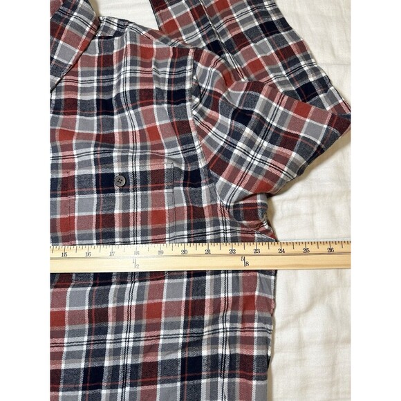 Alesbury 100% Cotton Blue Plaid Button Up‎ Shirt Regular Men's SIZE LARGE NWOT - Picture 9 of 11